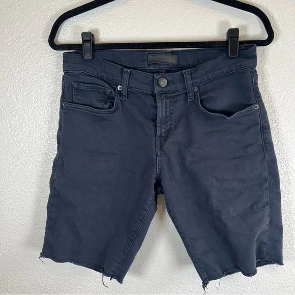 J Brand Men's Tyler Black Denim Cutoff Shorts 30 - Picture 2 of 11